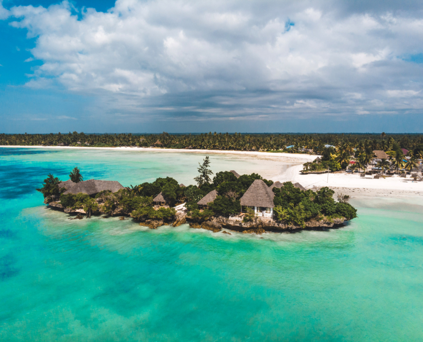 Pongwe Island vor der Küste von Sansibar