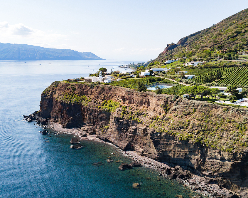 Das Capofaro Locanda & Malvasia Resort an der Steilküste von La Salina