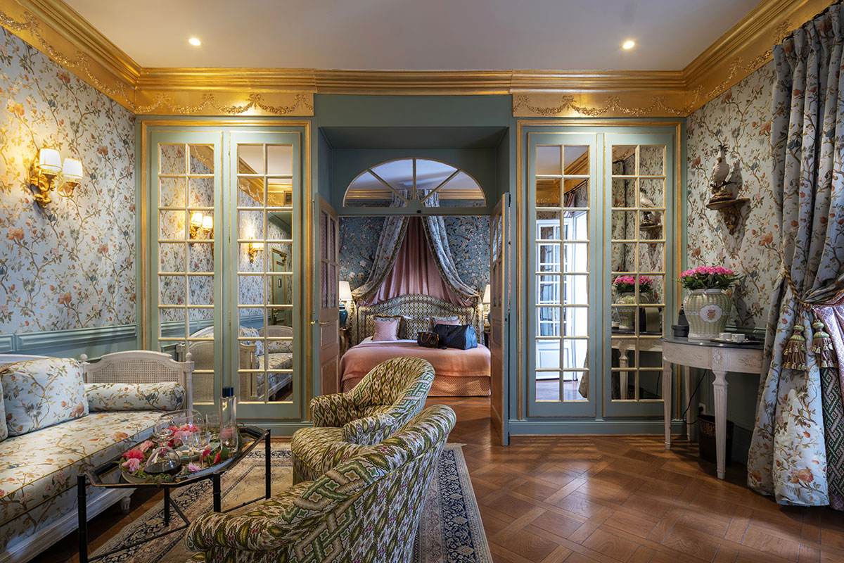 Eine Suite der Villa Gallici