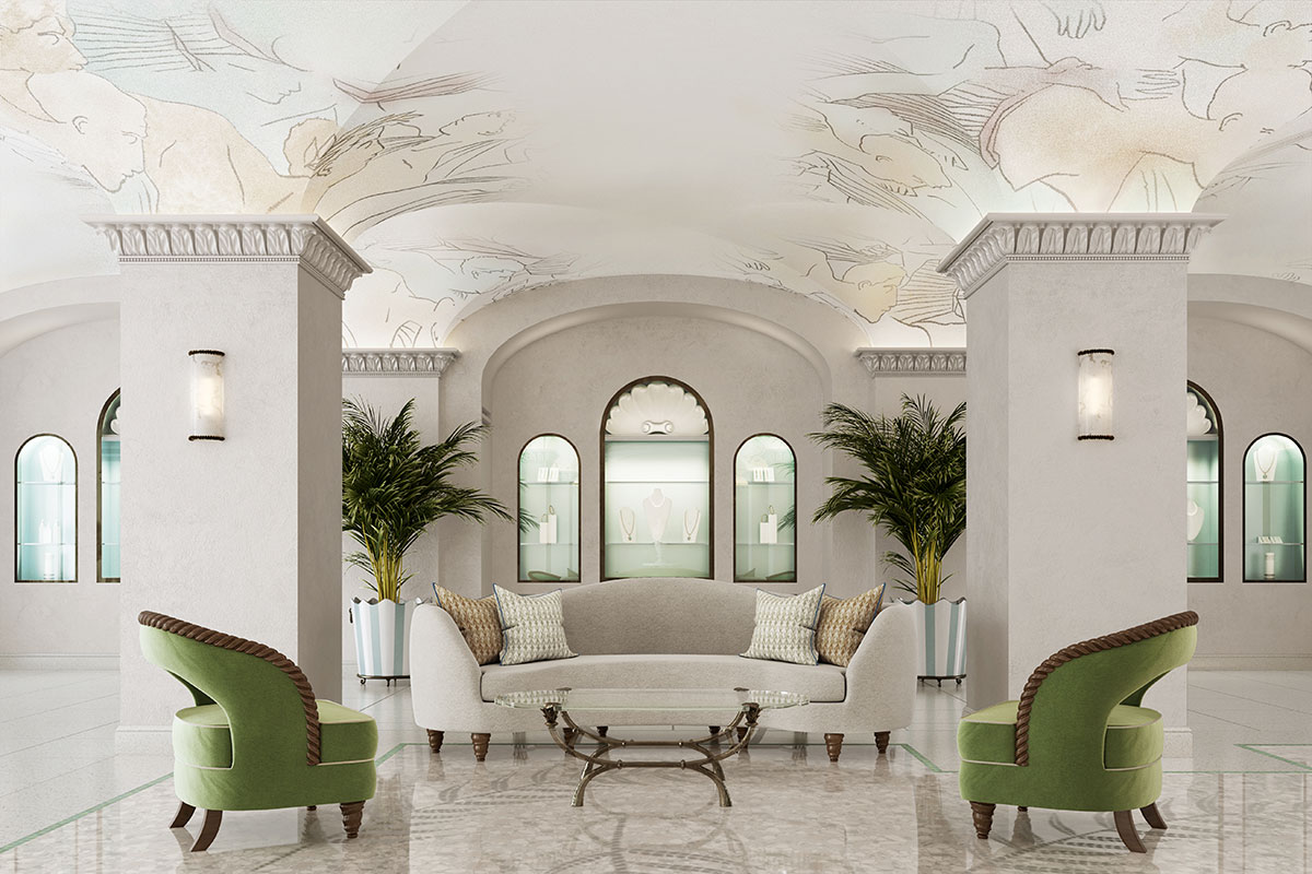 Die Lobby des Hotel La Palma