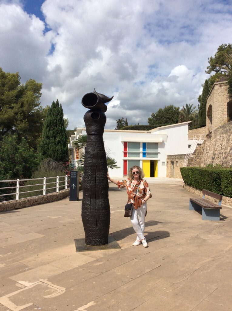 Im Patio der Fondació Jean Miró
Joan Mirós Atelier
