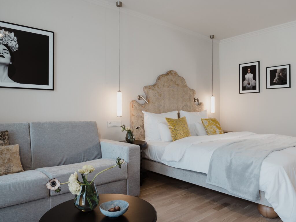 Gästezimmer im Retro-Look