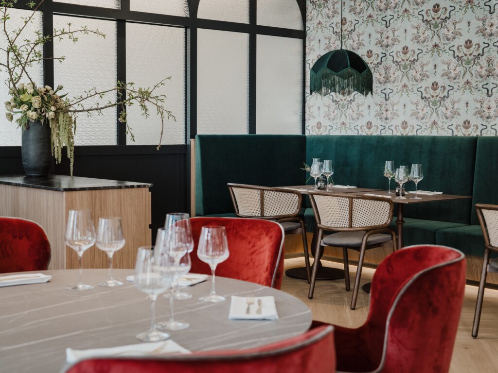 Boudoir-Stil: Restaurant Grande Liberté im Grand Elisabeth