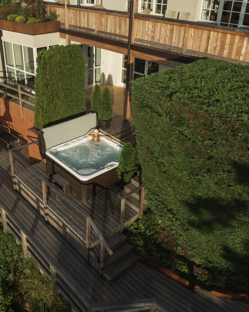 Refugium-Suite mit Whirlpool
Zauberberg-Kulisse zum Träumen