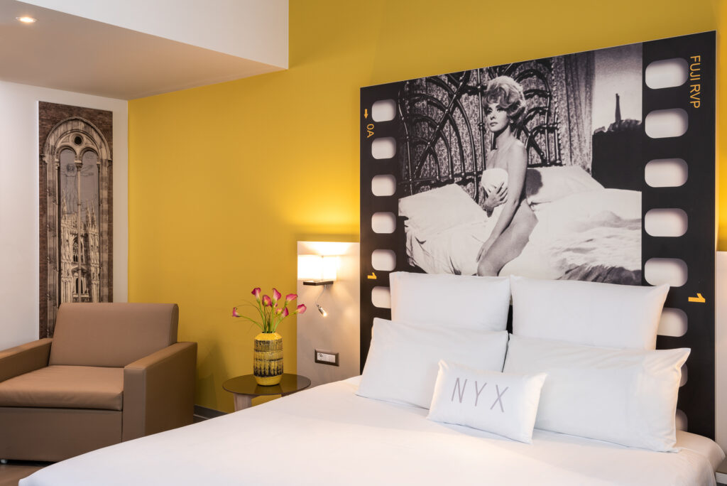 Dolce Vita-Feeling in den Zimmern des NYX Hotels Milan