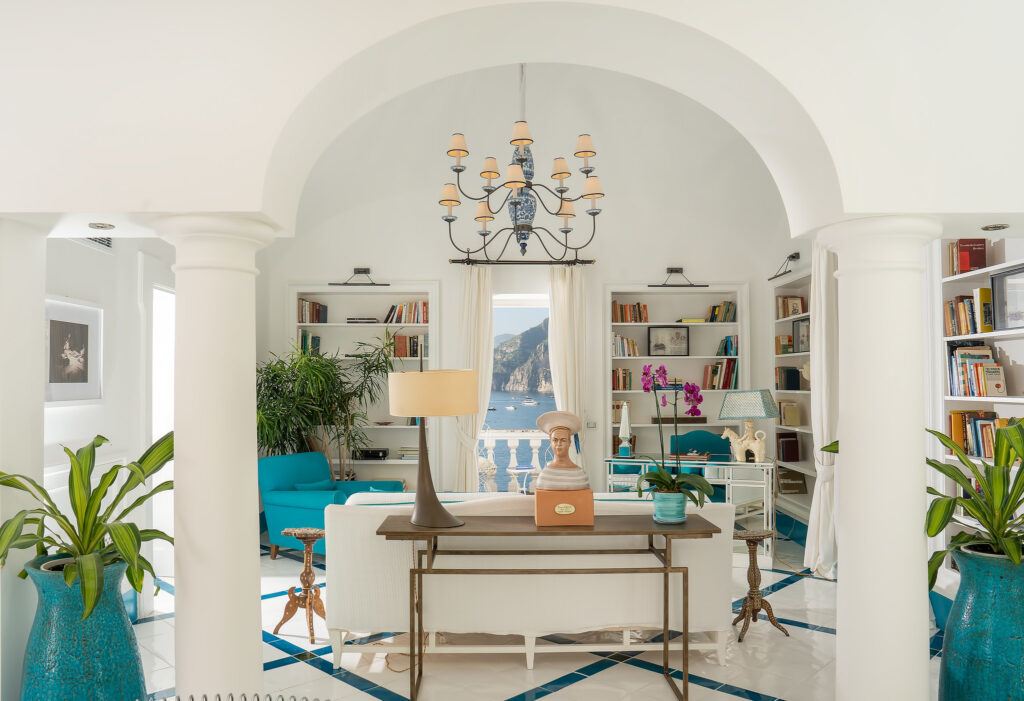 Mediterrane Heiterkeit im Salon der Zefferelli Suite