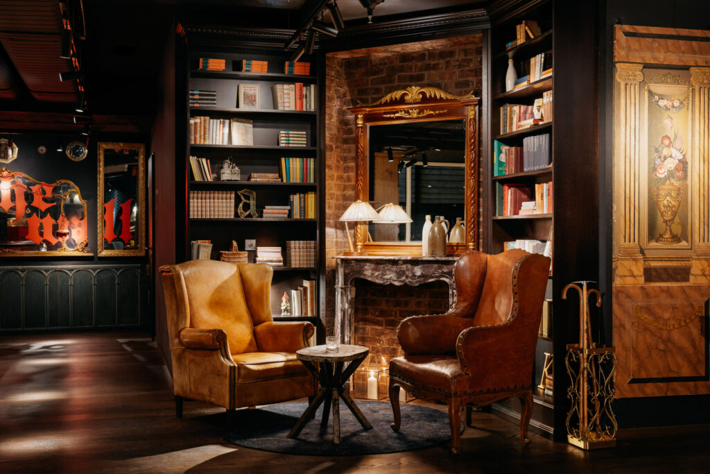Wie ein Gentlemen’s Club: die Bar des Rubi Rosi